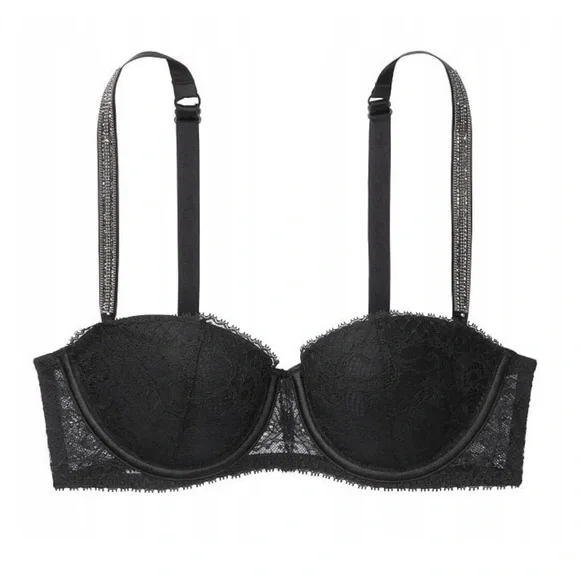 NWT Victoria's Secret Lightly-Lined Shine Strap Balconette Bra - Picture 4 of 4